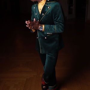 Green velvet jacket